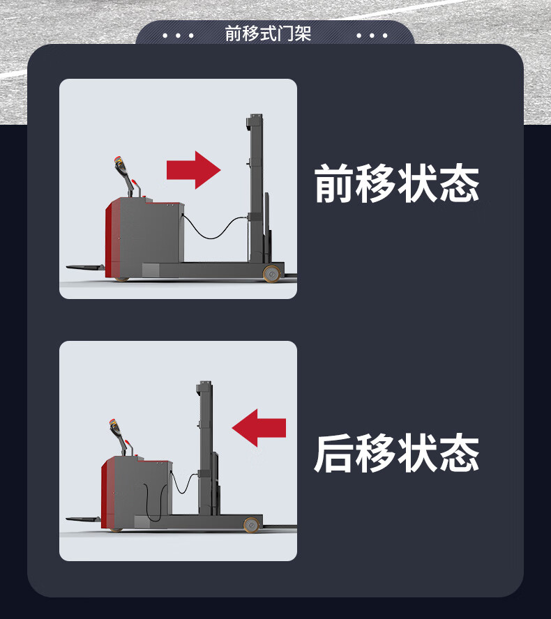 揚(yáng)子站駕式前移全電動堆高車(圖5)